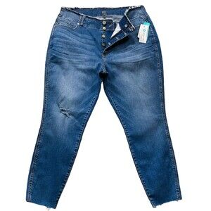 Kut From The Kloth Womens Jeans size 20W new nwt High Rise Ankle Skinny Stretch